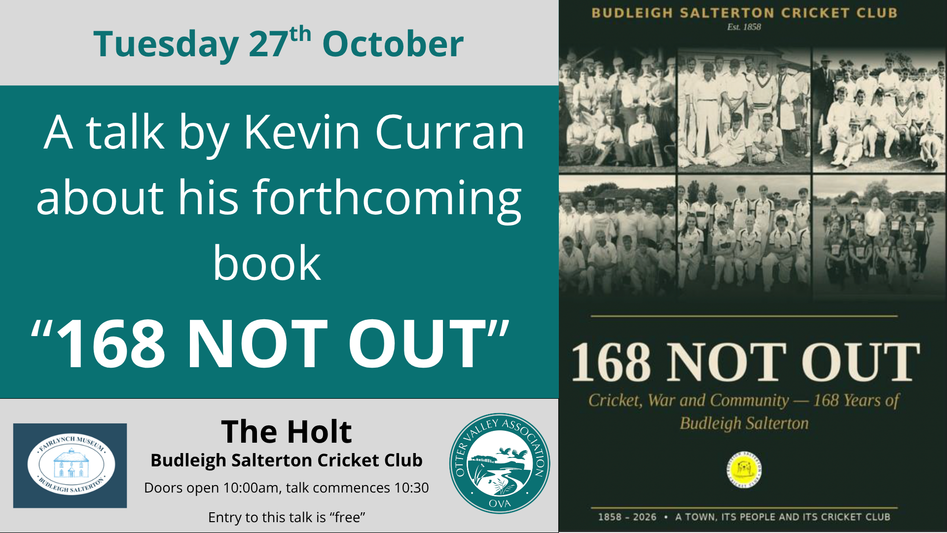 A talk on the history of Budleigh Salterton cricket club